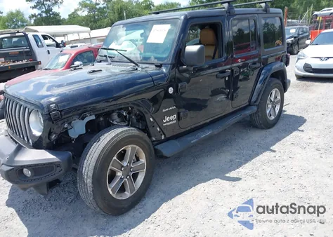 2021 Jeep Wrangler Unlimited Sahara from USA, damaged, VIN 1C4HJXEN9MW681422